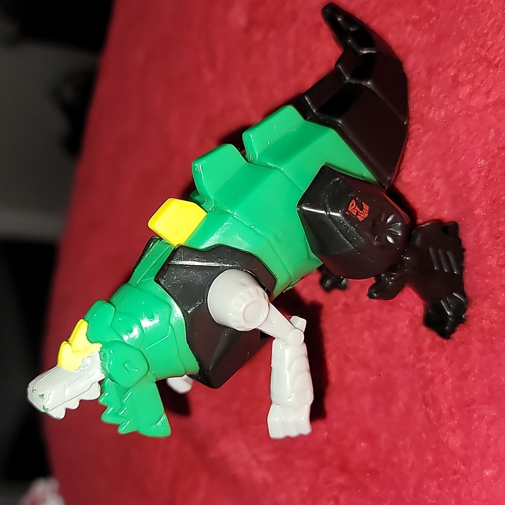 Hasbro Transformers 2015 McDonald’s Happy Meal Toy Grimlock Green Dinosaur